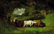 Edward Mitchell Bannister Edward Mitchell Bannister's painting Sweden oil painting artist